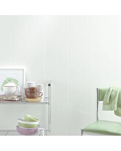 Friso pvc branco 260 x 37,5 cm