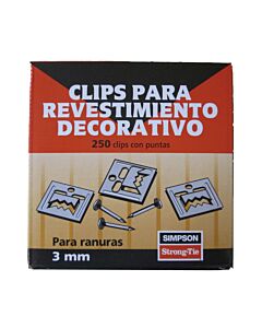 Caixa grampos para madeira 250 unidades