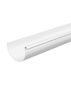 Caleira em PVC curvo branco 125 mm