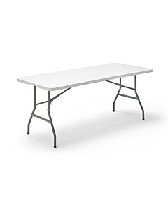 Mesa de jardim dobr&aacute;vel branca Every 180x74cm