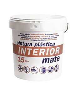 Tinta plastica branca mate 15l