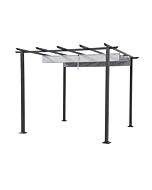 Pérgola Metálica com Toldo Pita 3x3 M