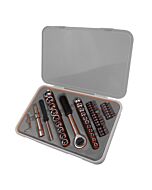 Jogo chaves e vasos, 45 peças