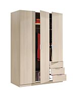 Armário carvalho 3 portas e 3 gavetas