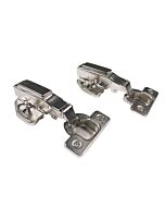 KIT 2 DOBRADIÇAS 110º COM AMORTECEDOR PARA PORTAS DE COZINHA