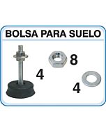 Pack 4 blocos silenciosos para instalação de aparelhos de ar condicionado ao chão
